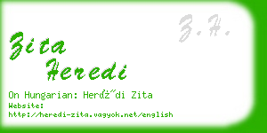 zita heredi business card